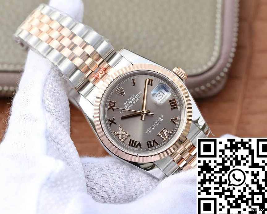 36MM Datejust Grey Dial Factory Rolex M126231-0023 GM 0327